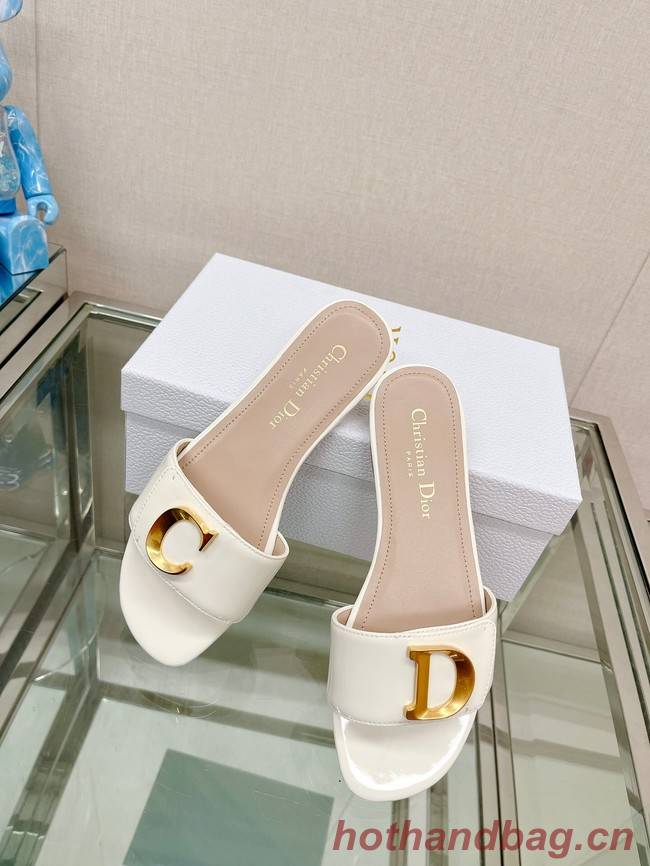 CEST DIOR SLIDE Patent Calfskin 93448-9