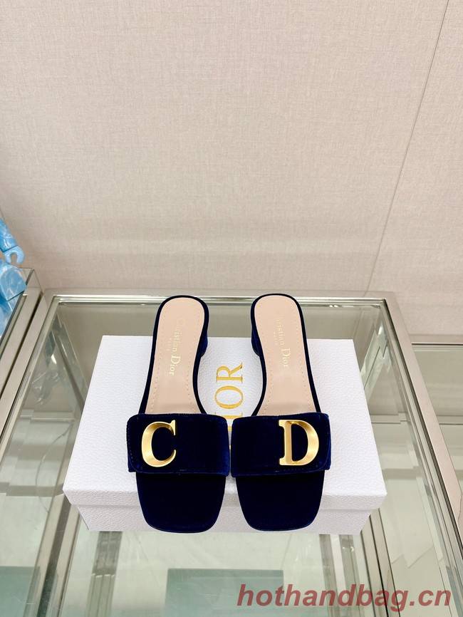 CEST DIOR HEELED SLIDE Velvet 93449-1