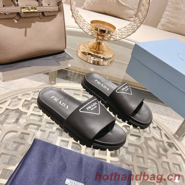 Prada leather slides 93442-2