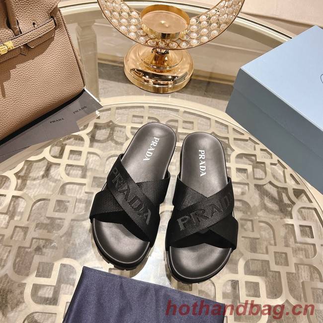 Prada leather slides 93443-1