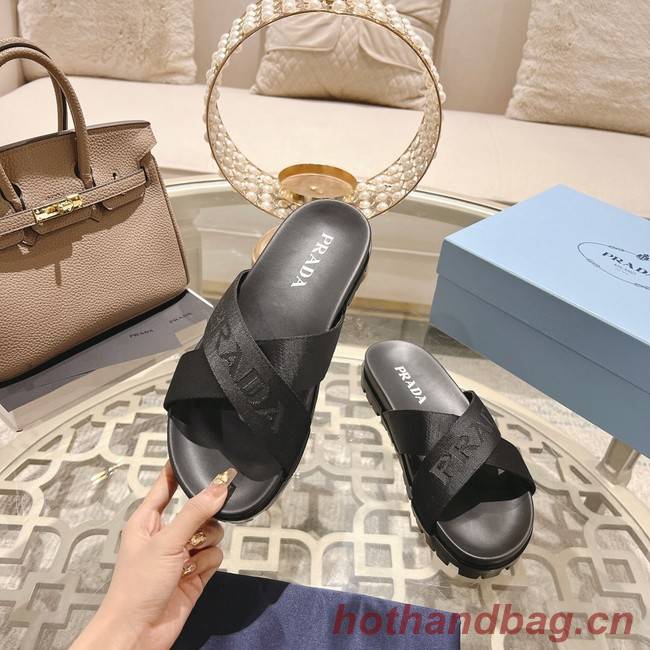 Prada leather slides 93443-1