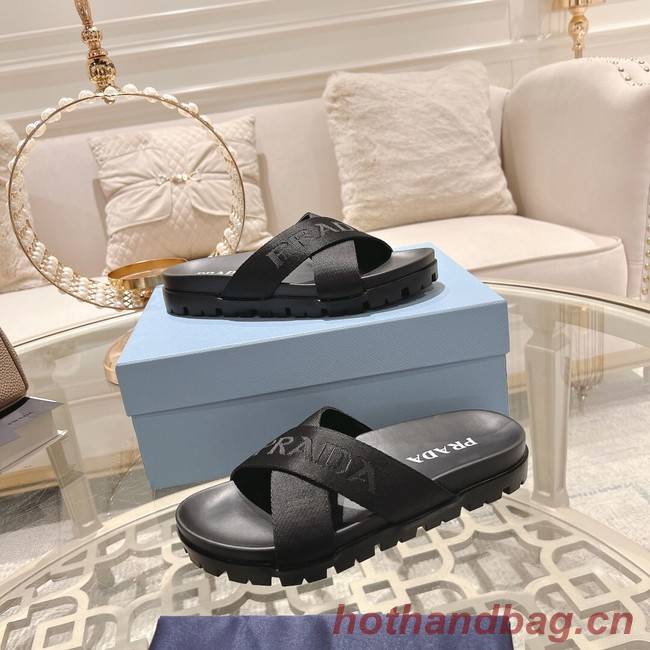 Prada leather slides 93443-1