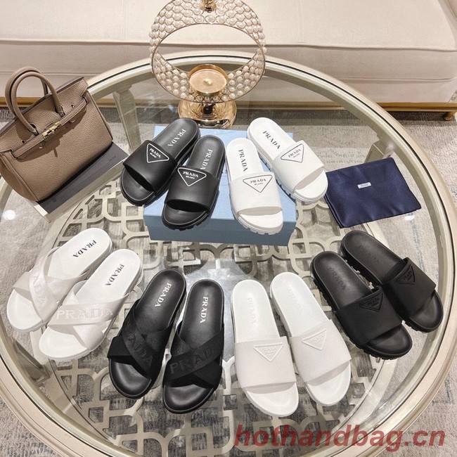 Prada leather slides 93443-2