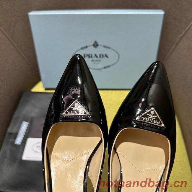 Prada Brushed leather slingback pumps 93512-1