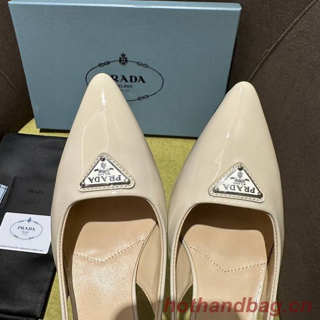 Prada Brushed leather slingback pumps 93512-2