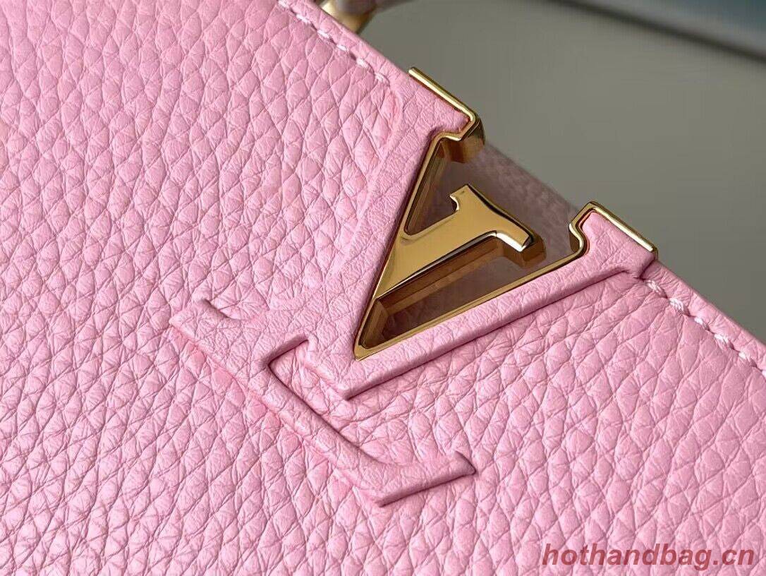 Louis Vuitton Capucines Original Leather Bag M22375 Light Pink