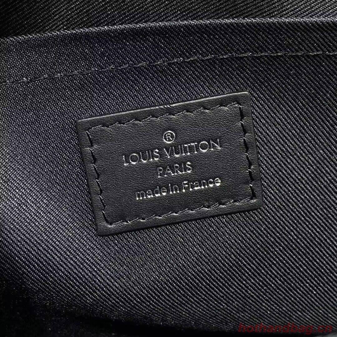 Louis Vuitton Monogram Eclipse Original Leather Trunk Bag M45727 Black