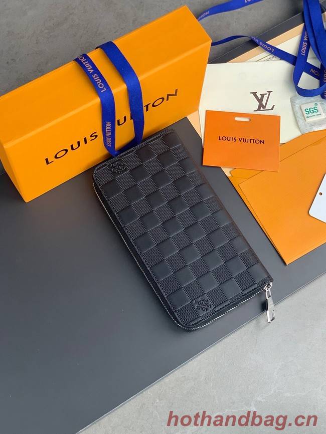 Louis Vuitton Calf leather ZIPPY WALLET N60015