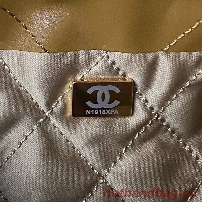 CHANEL 22 MINI HANDBAG AS3980 brown