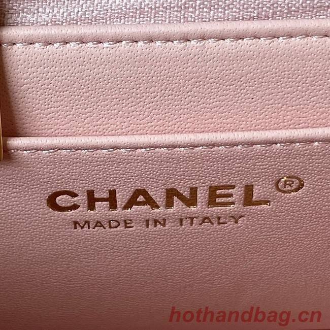 Chanel SMALL FLAP BAG WITH TOP HANDLE AS4232 pink