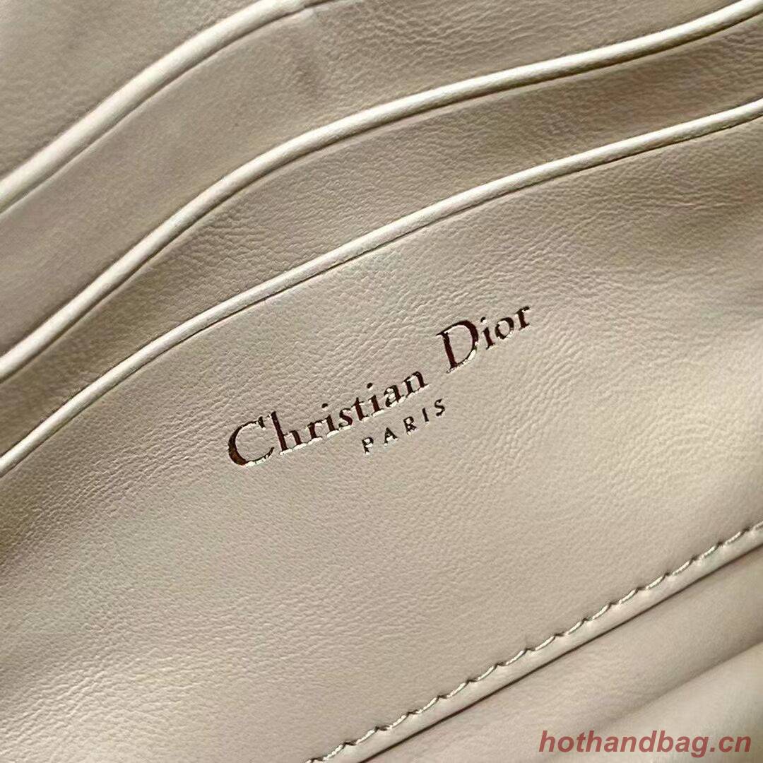 Dior MISS CARO MINI BAG Macrocannage Lambskin S5169UD Sand-Colored