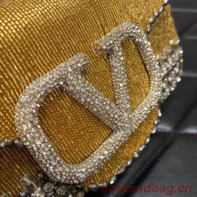 VALENTINO V-logo MINI LOCO bag beads WA0K53 gold