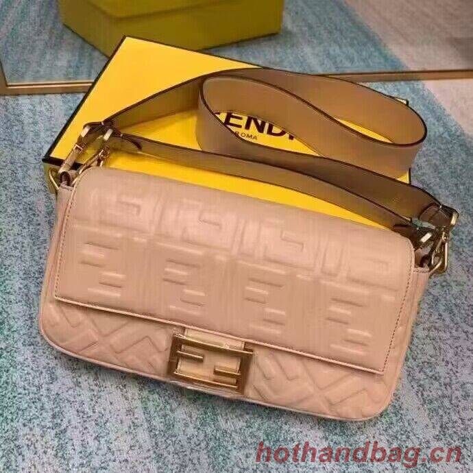 Fendi BAGUETTE Shoulder Bag 8BR600 Light Pink