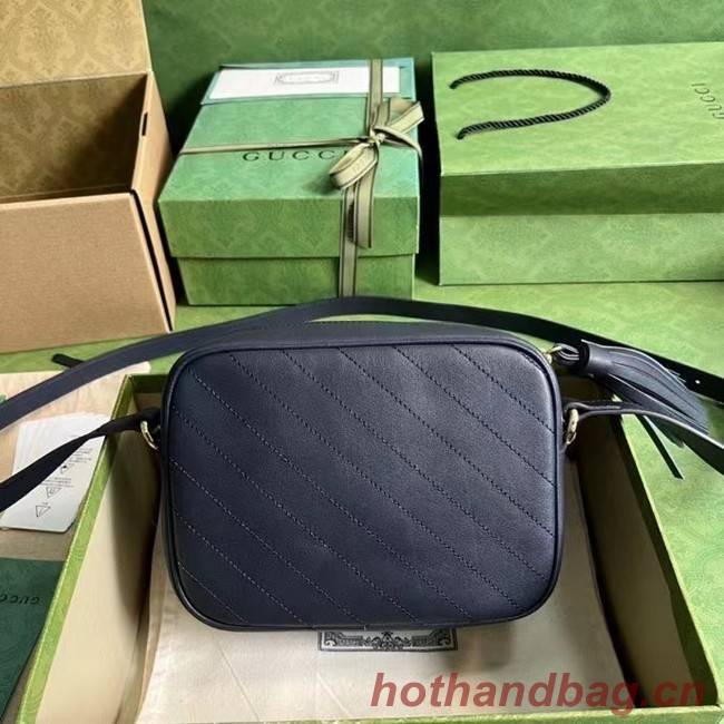 GUCCI BLONDIE SMALL SHOULDER BAG 742360 Blue