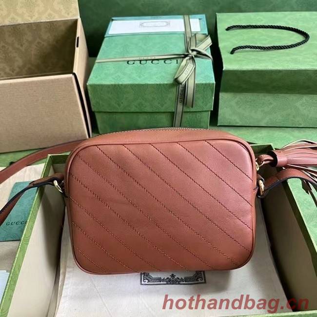 GUCCI BLONDIE SMALL SHOULDER BAG 742360 dark pink