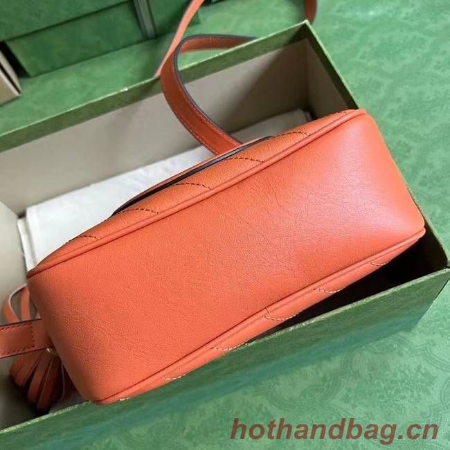 GUCCI BLONDIE SMALL SHOULDER BAG 742360 orange