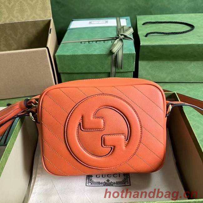 GUCCI BLONDIE SMALL SHOULDER BAG 742360 orange