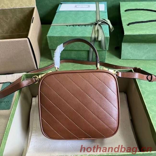 GUCCI BLONDIE TOP HANDLE BAG 744434 Cuir