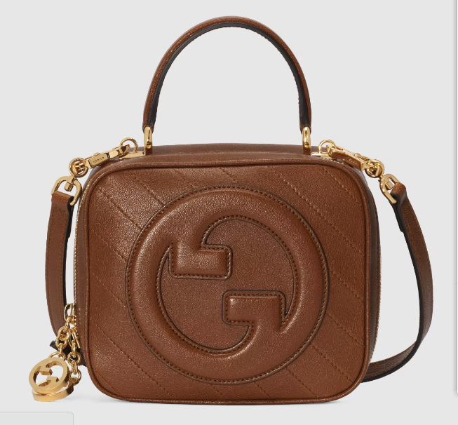 GUCCI BLONDIE TOP HANDLE BAG 744434 Cuir