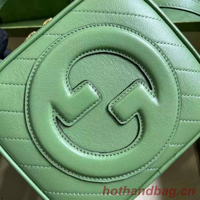 GUCCI BLONDIE TOP HANDLE BAG 744434 Light green