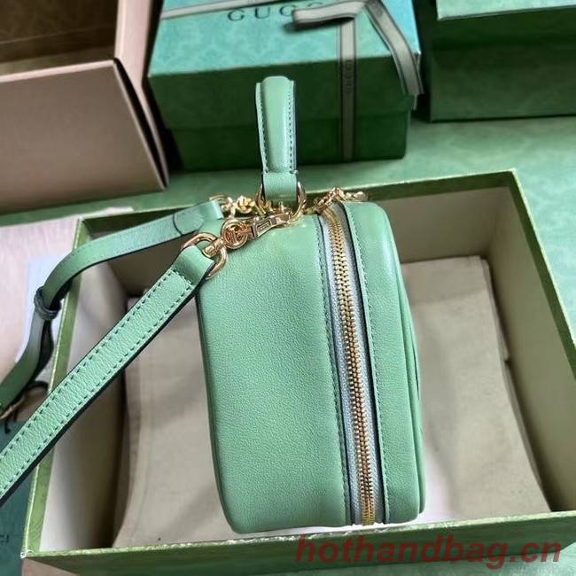 GUCCI BLONDIE TOP HANDLE BAG 744434 Light green