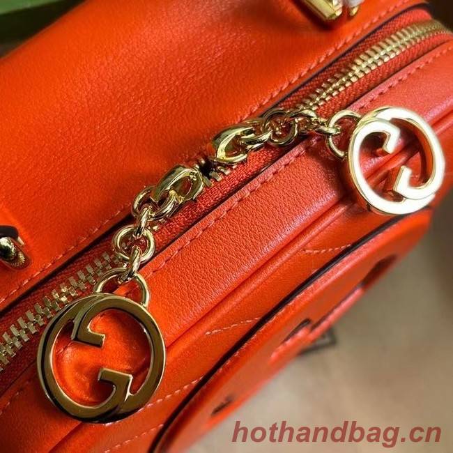 GUCCI BLONDIE TOP HANDLE BAG 744434 Orange