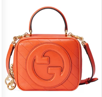 GUCCI BLONDIE TOP HANDLE BAG 744434 Orange