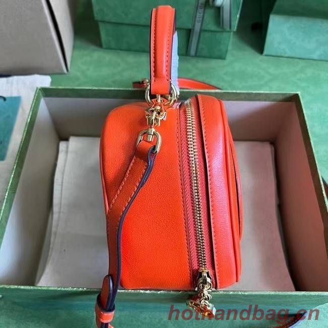 GUCCI BLONDIE TOP HANDLE BAG 744434 Orange