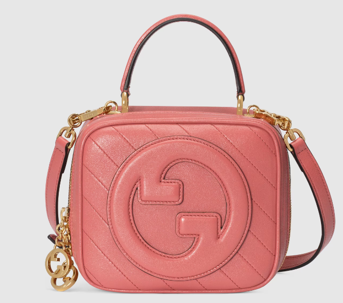 GUCCI BLONDIE TOP HANDLE BAG 744434 Pink