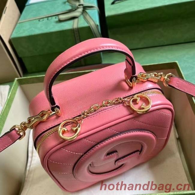 GUCCI BLONDIE TOP HANDLE BAG 744434 Pink