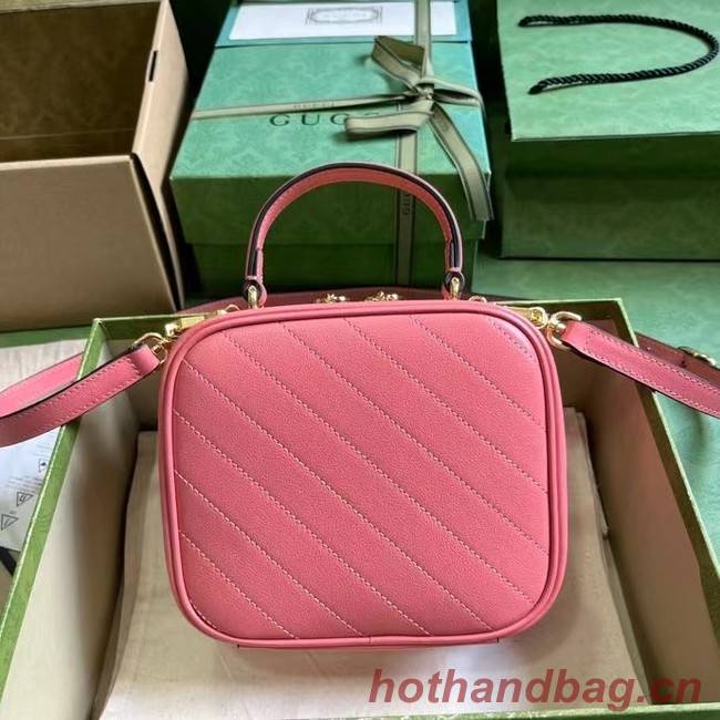 GUCCI BLONDIE TOP HANDLE BAG 744434 Pink