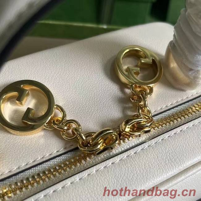 GUCCI BLONDIE TOP HANDLE BAG 744434 White