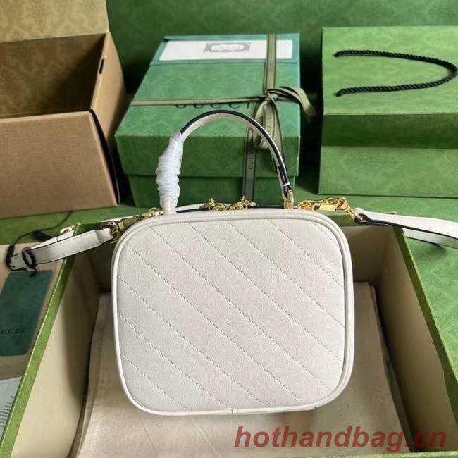 GUCCI BLONDIE TOP HANDLE BAG 744434 White