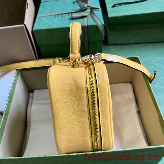 GUCCI BLONDIE TOP HANDLE BAG 744434 Yellow