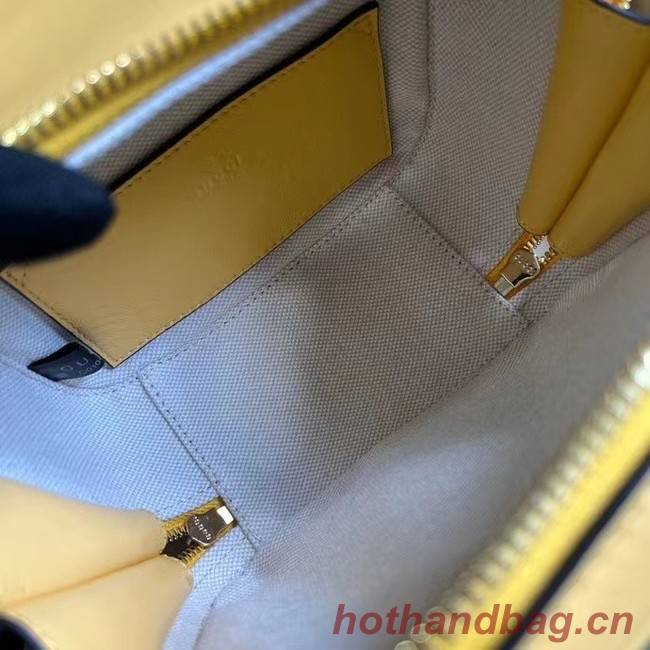 GUCCI BLONDIE TOP HANDLE BAG 744434 Yellow