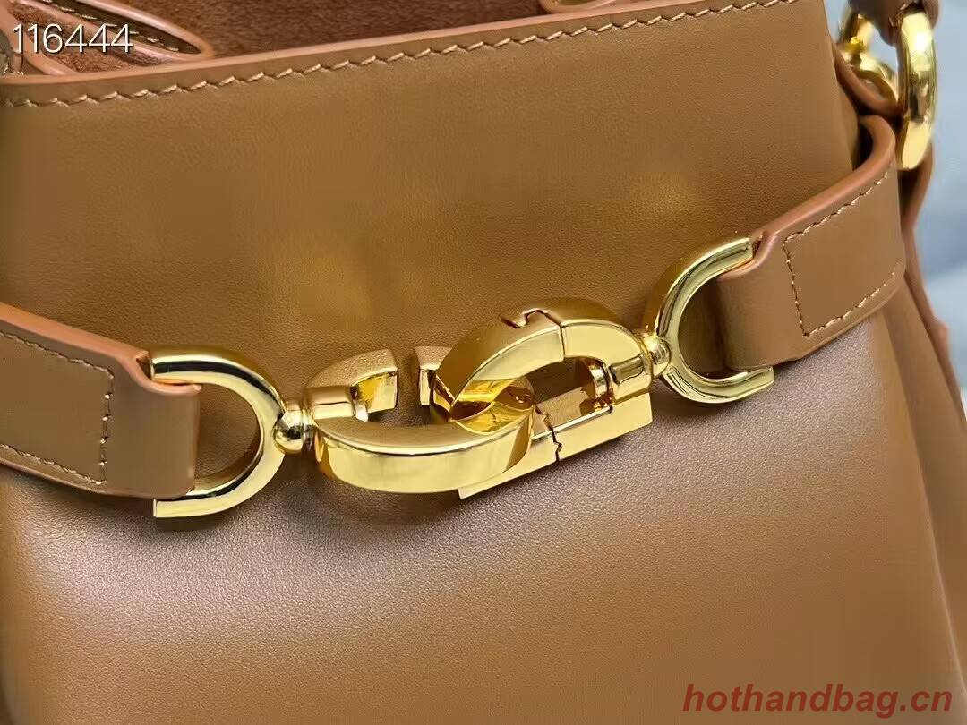 MEDIUM CEST DIOR BAG CD-Embossed Calfskin M2271UBHA  brown