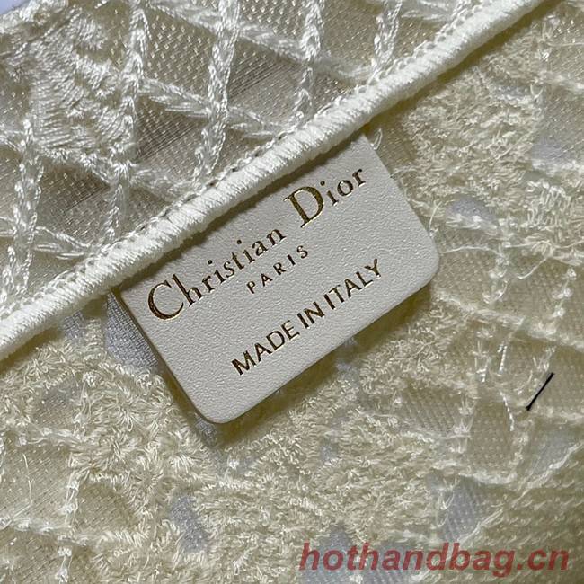 MEDIUM DIOR BOOK TOTE D-Lace Embroidery M1296ZE-2