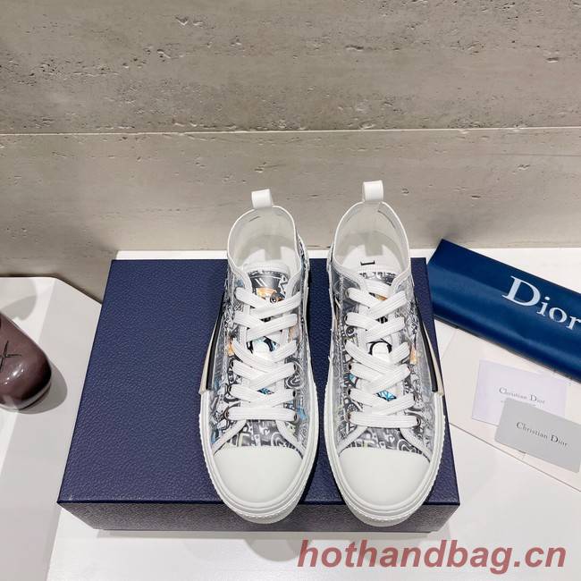 WALK N DIOR PLATFORM SNEAKER Dior Oblique Embroidered Cotton 93516-1