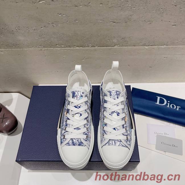 WALK N DIOR PLATFORM SNEAKER Dior Oblique Embroidered Cotton 93516-5