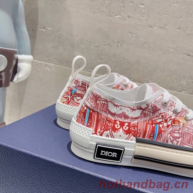 WALK N DIOR PLATFORM SNEAKER Dior Oblique Embroidered Cotton 93516-6