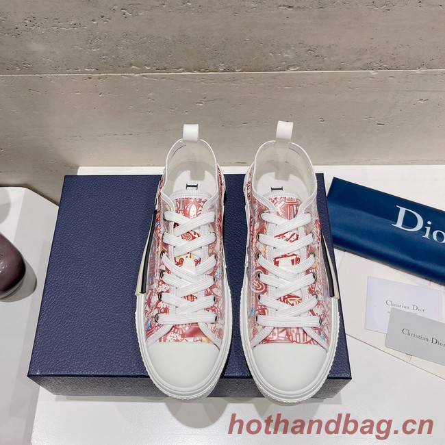 WALK N DIOR PLATFORM SNEAKER Dior Oblique Embroidered Cotton 93516-6