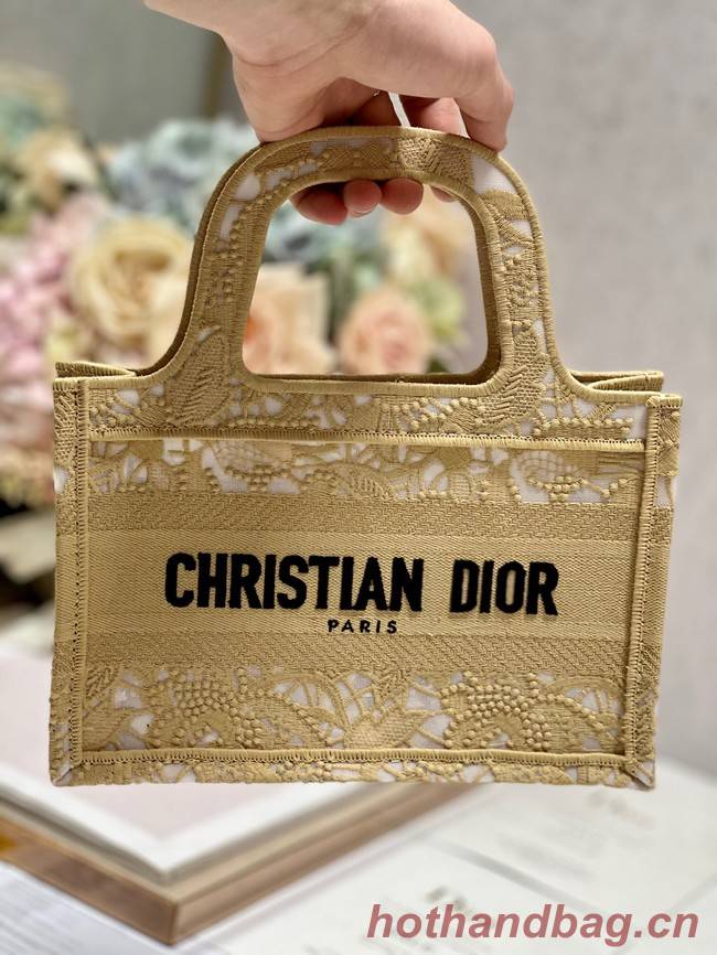 DIOR BOOK mini TOTE Embroidery C1783-3