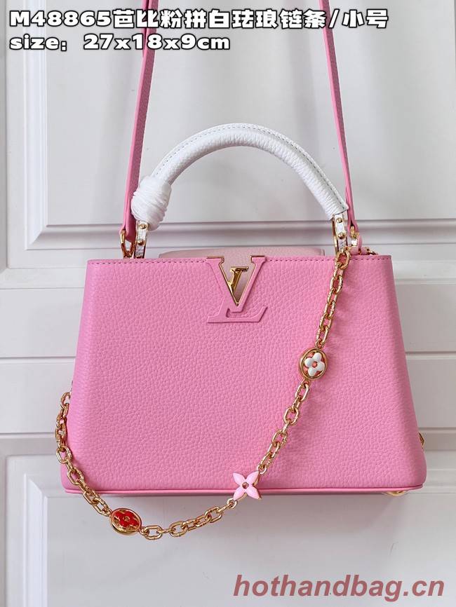 Louis Vuitton Capucines BB M21043 Rose Chamallow Pink