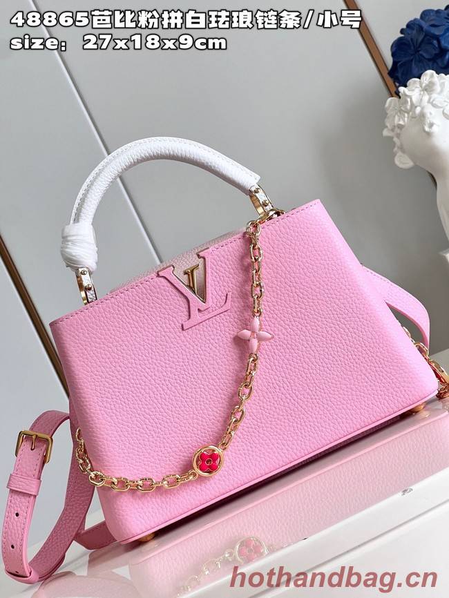 Louis Vuitton Capucines BB M21043 Rose Chamallow Pink