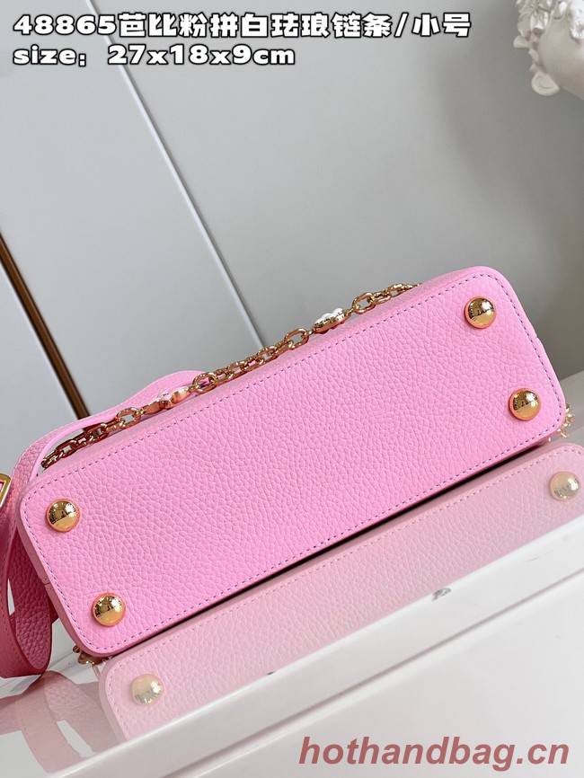 Louis Vuitton Capucines BB M21043 Rose Chamallow Pink