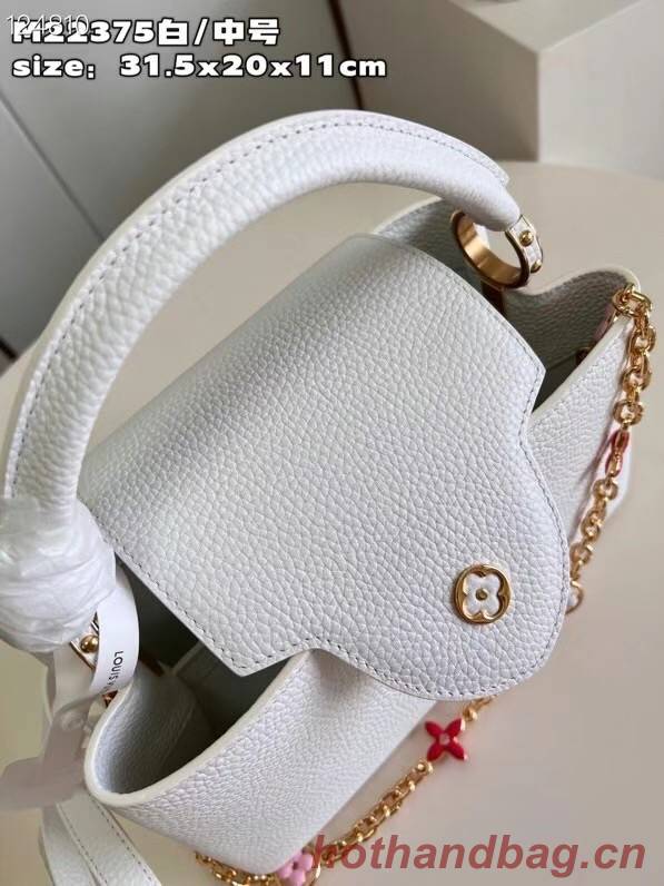 Louis Vuitton Capucines MM M20784 white