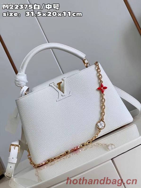 Louis Vuitton Capucines MM M20784 white