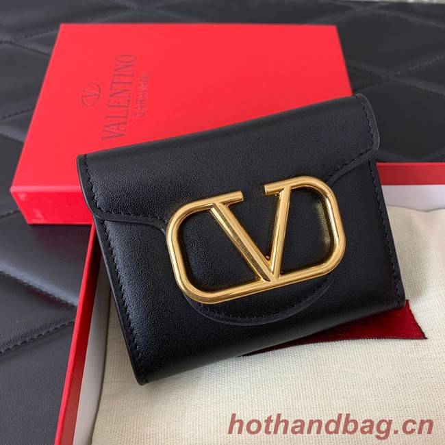 VALENTINO Calfskin Wallet 4138 black