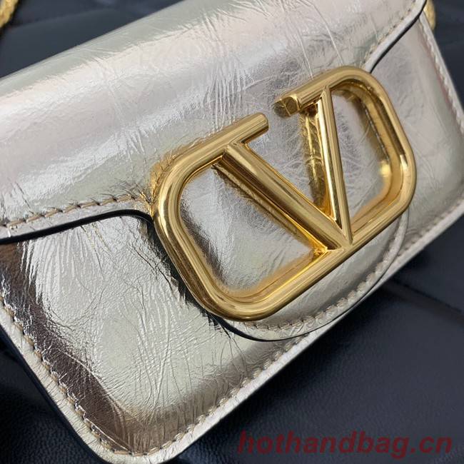 VALENTINO LOCO calf leather chain nano XLI16 silver