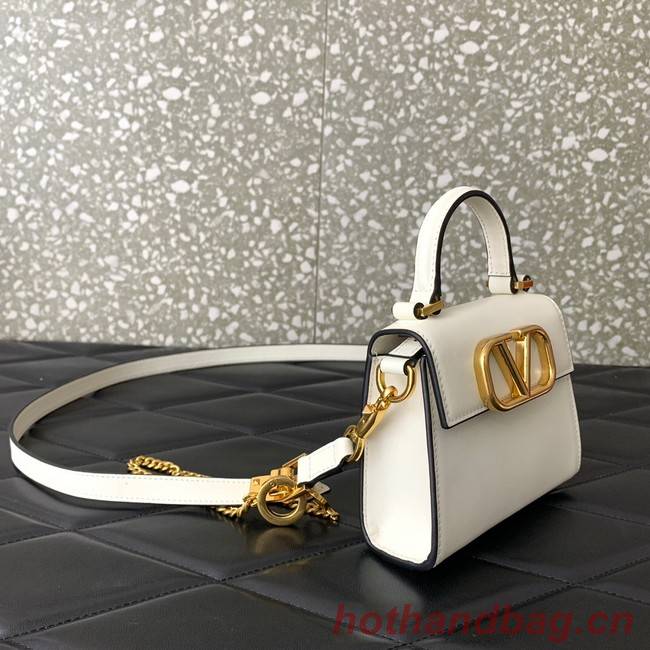 VALENTINO VSLING nano Calfskin Shoulder bag GW46R white